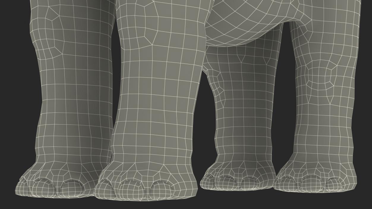 Mammoth Adult Fur 3D