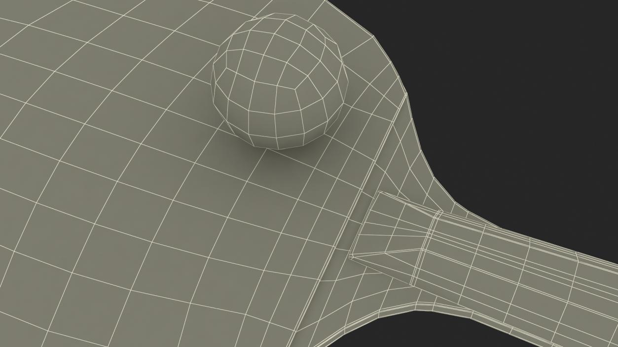 3D model Ping Pong Paddle and Ball