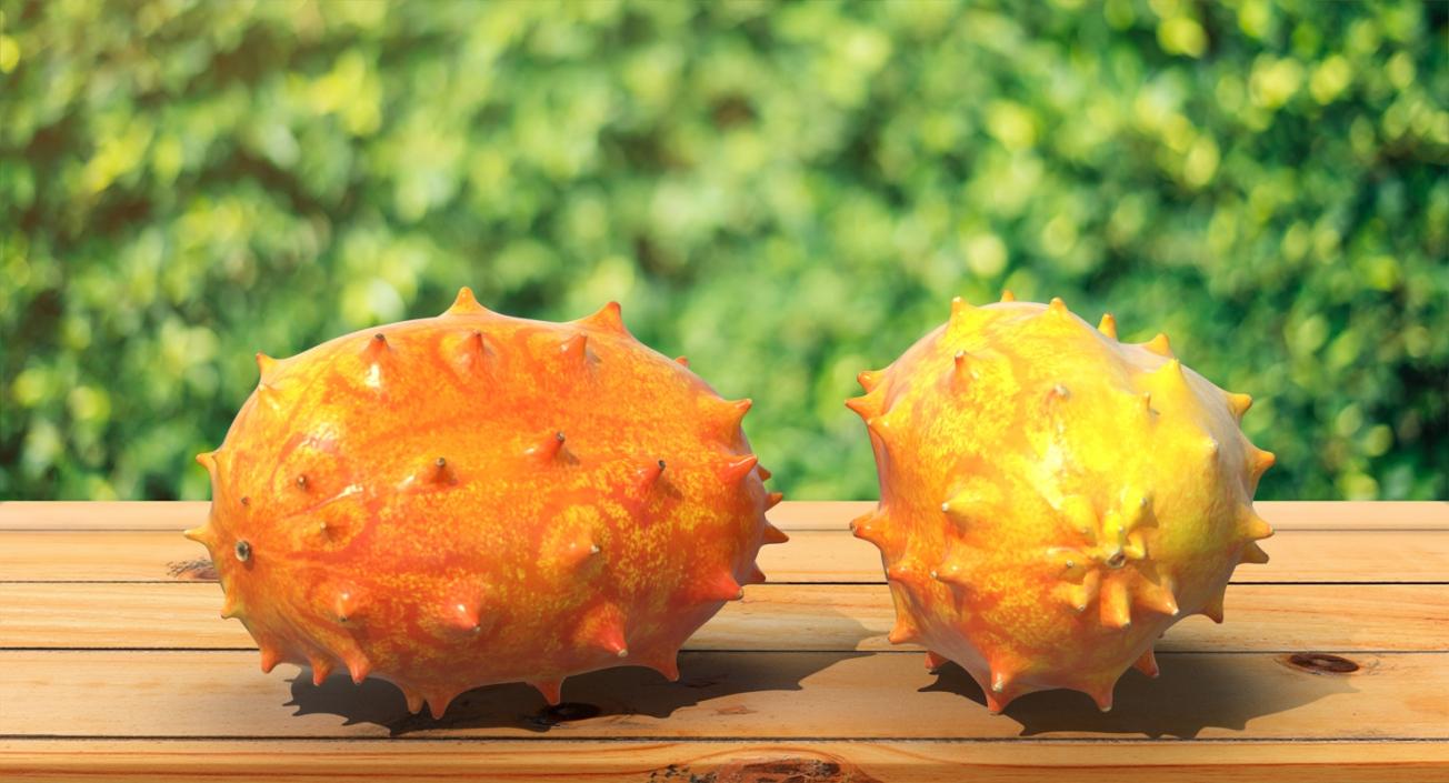 Kiwano Fruit 3D