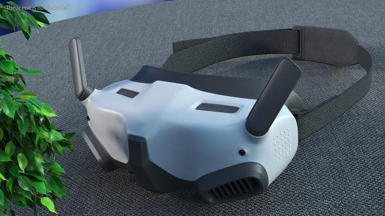 VR Goggles Drone Control 3D model