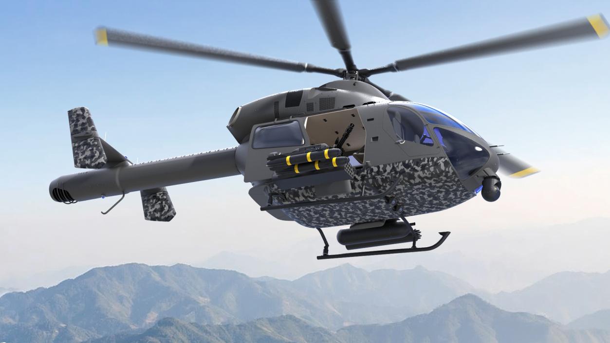 3D model Helicopter Armament Subsystems