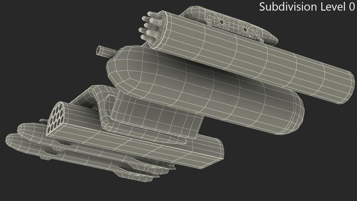 3D model Helicopter Armament Subsystems