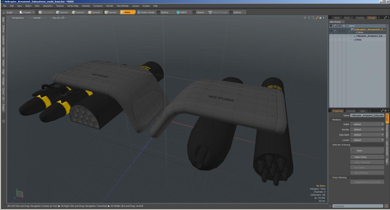 3D model Helicopter Armament Subsystems