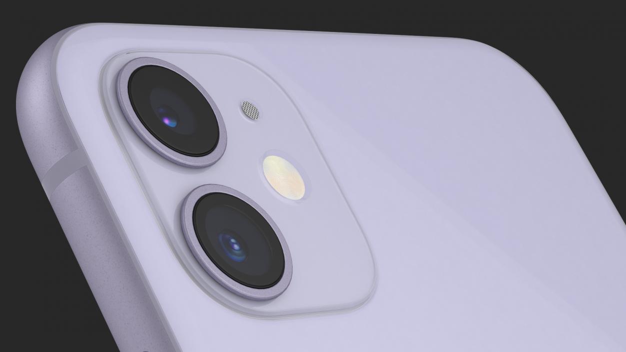 3D iPhone 11 Purple