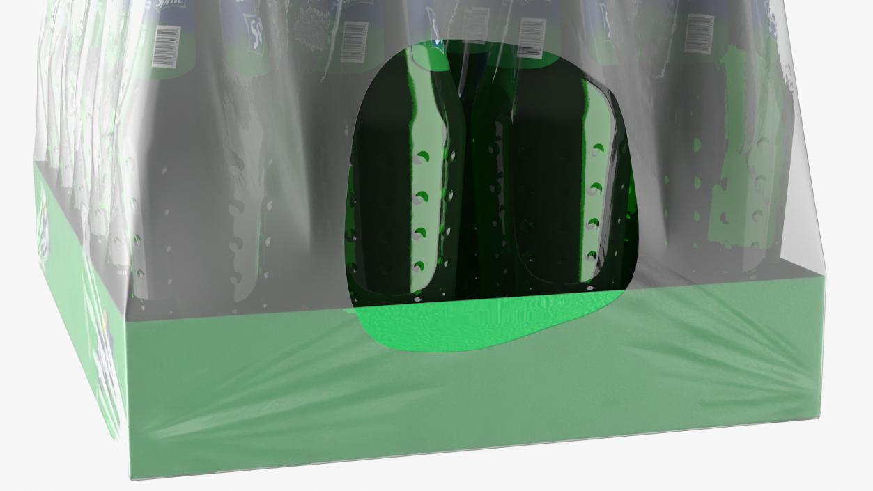 24 Sprite Bottle Package 3D model