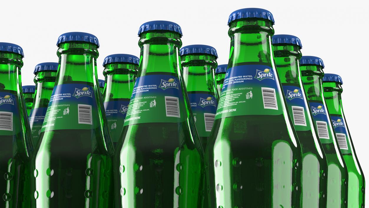 24 Sprite Bottle Package 3D model