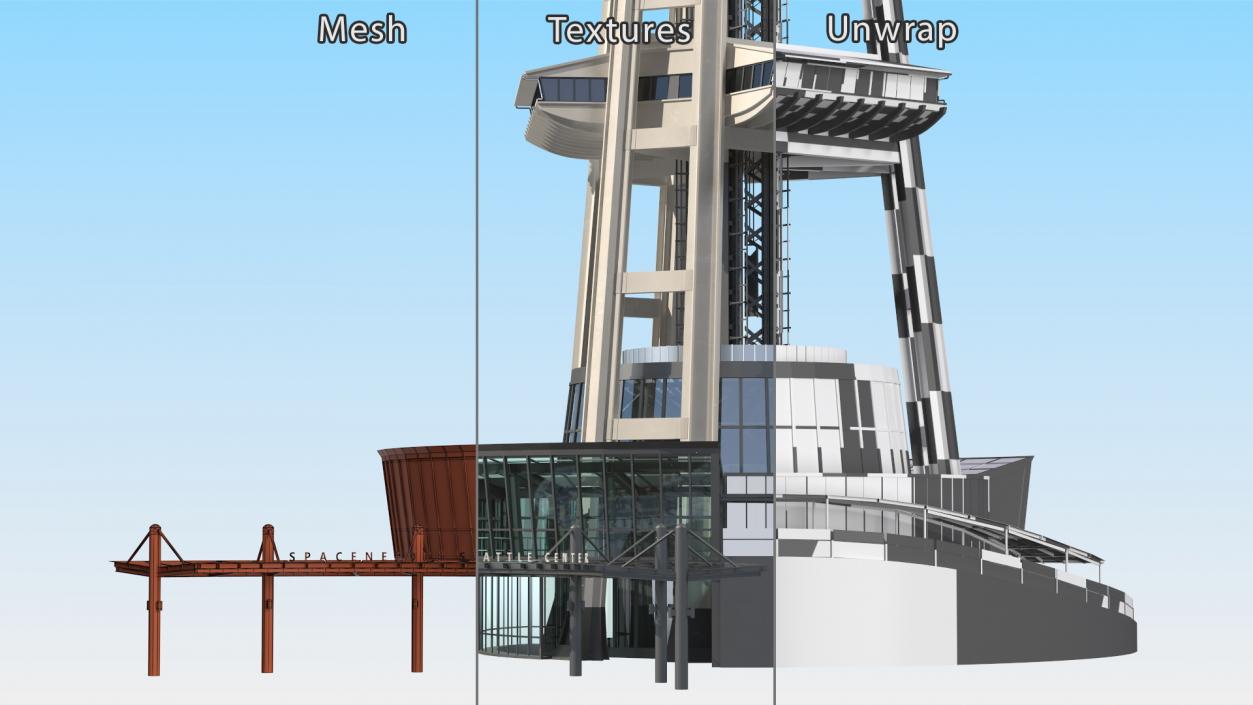 Space Needle 3D