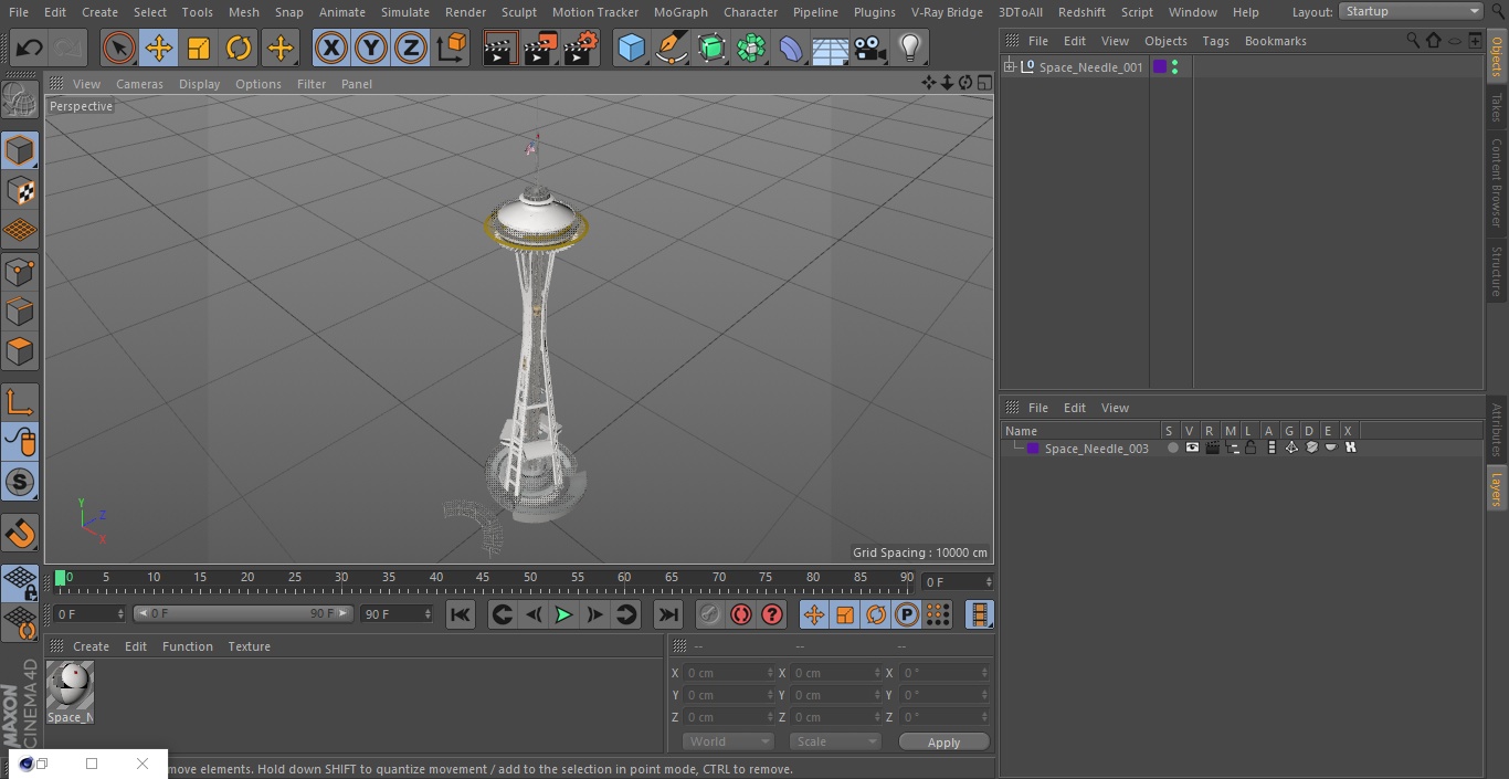 Space Needle 3D