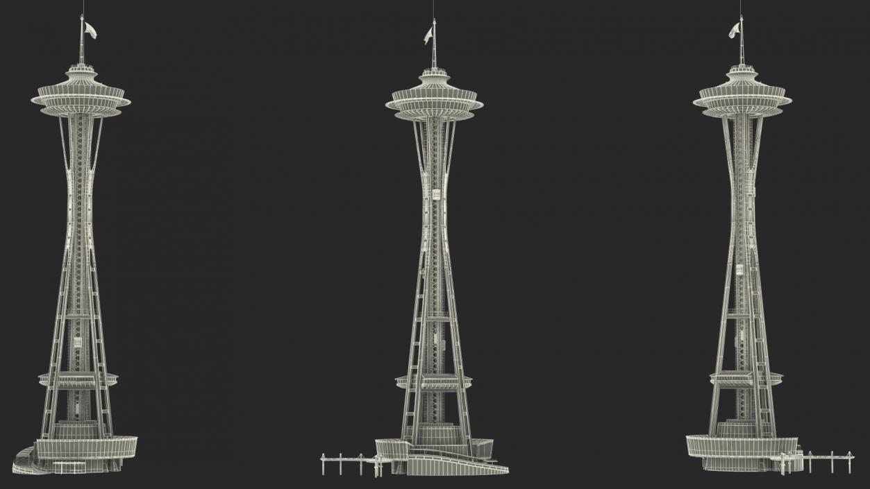 Space Needle 3D