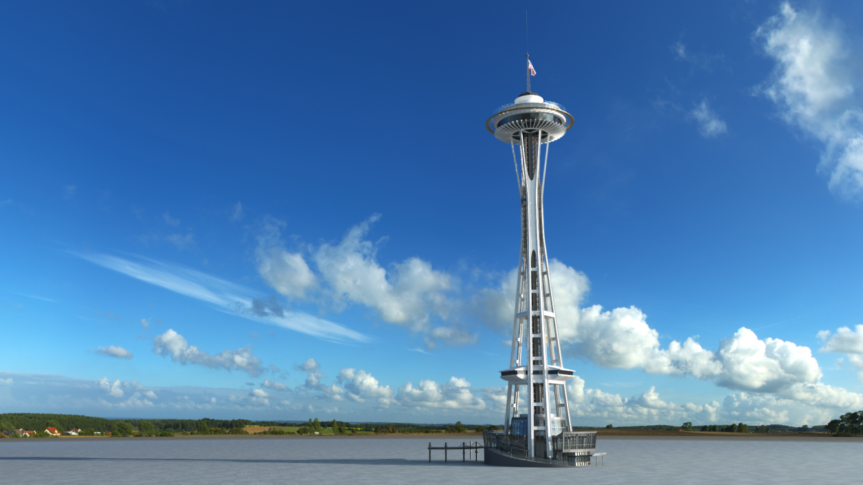 Space Needle 3D