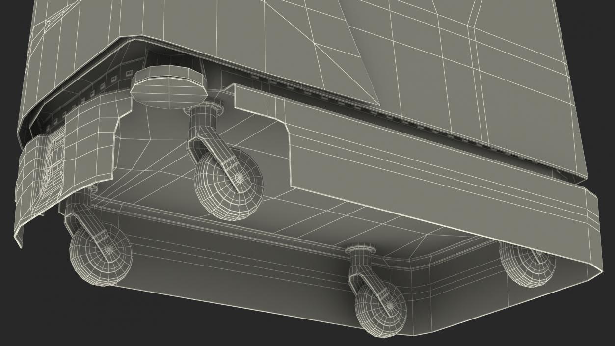 UV Disinfection Robot On 3D model