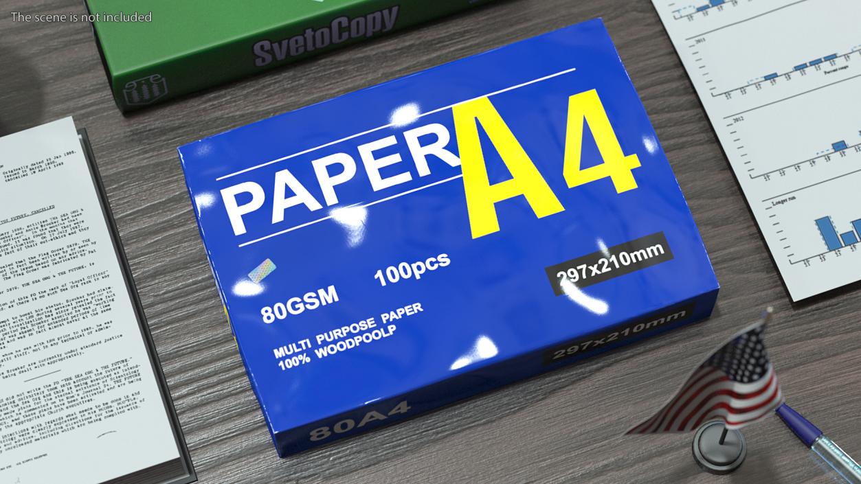 3D White A4 Copier Paper Pack