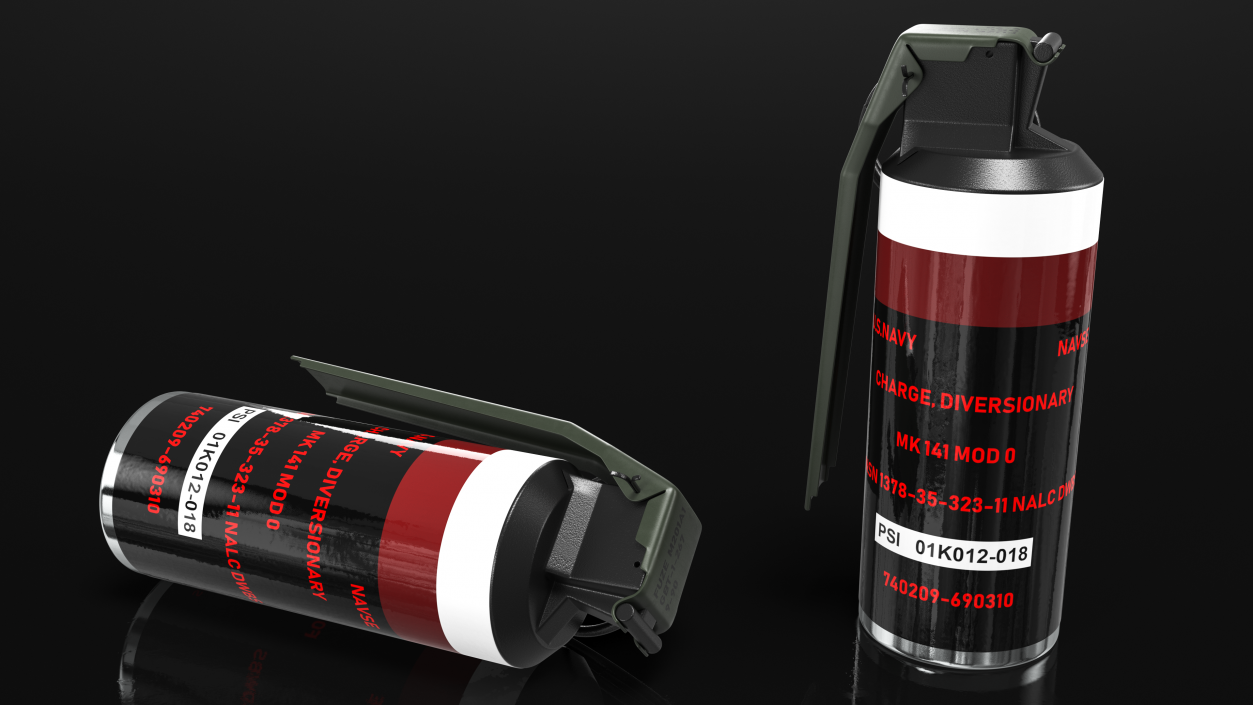 Diversionary Stun Grenade Mk 141 3D