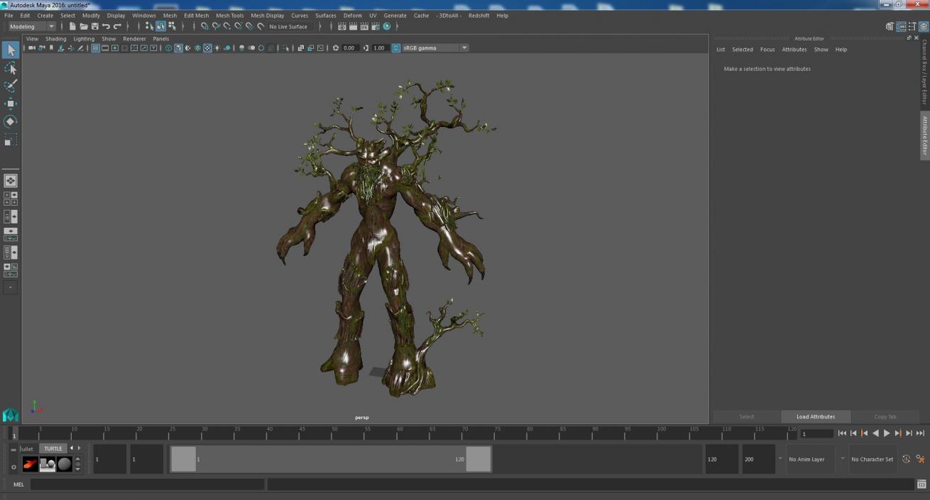 3D model Dendroid A-pose