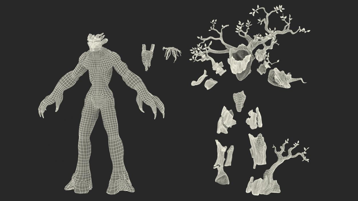 3D model Dendroid A-pose