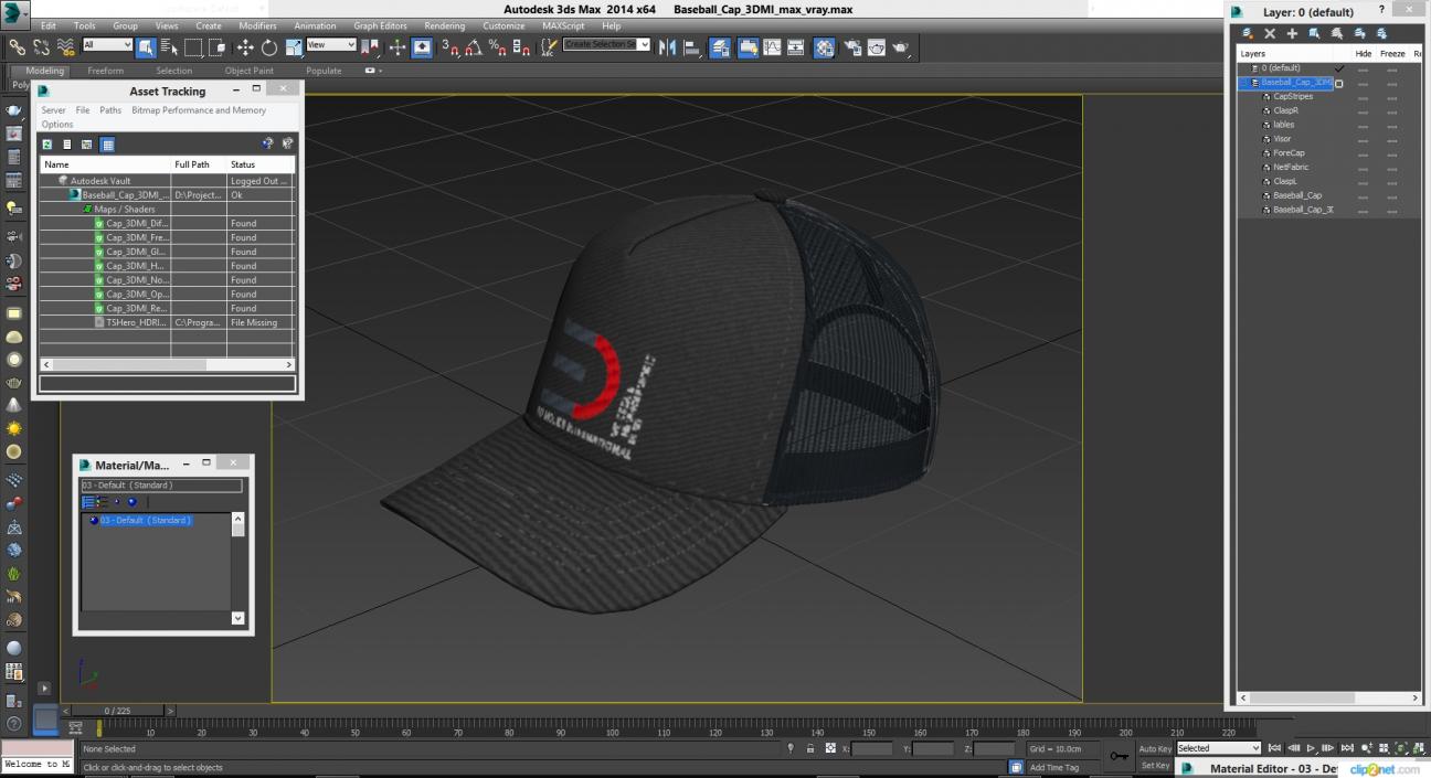 Baseball Cap 3DMI 3D