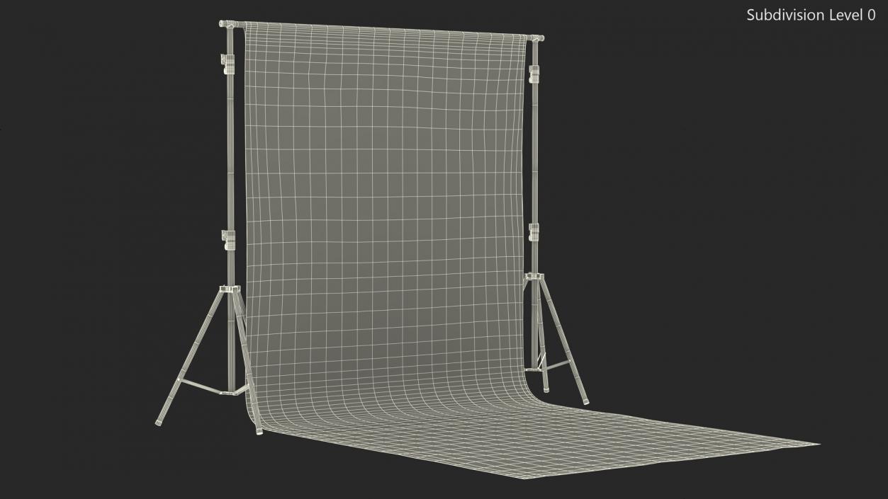 Adjustable Photography Background Support System Stand 3D model