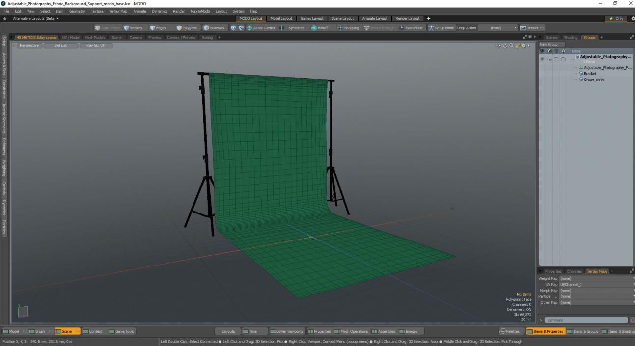 Adjustable Photography Background Support System Stand 3D model