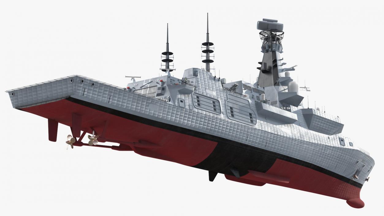 3D Global Combat Ship Type 26