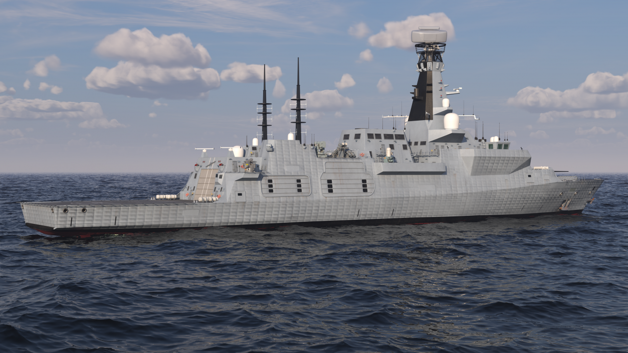 3D Global Combat Ship Type 26