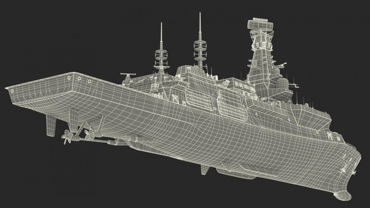 3D Global Combat Ship Type 26