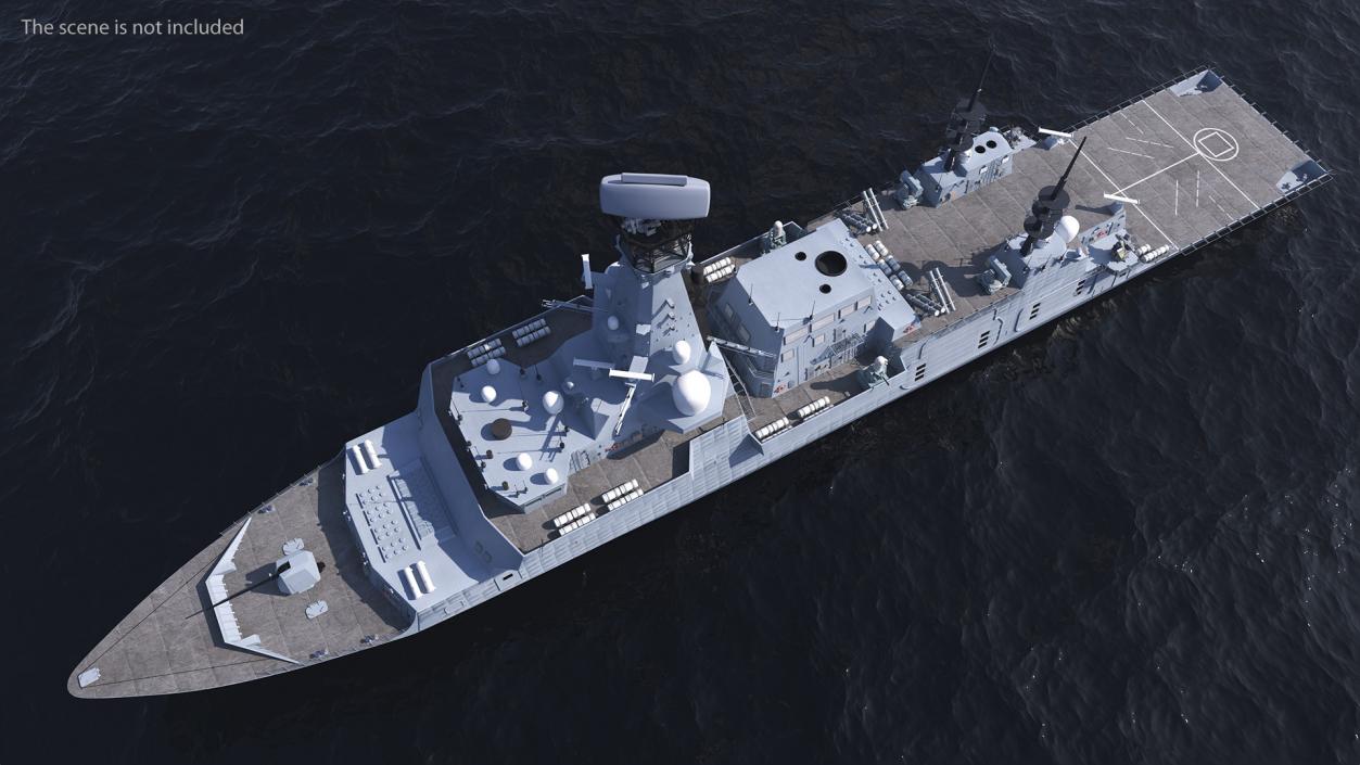 3D Global Combat Ship Type 26