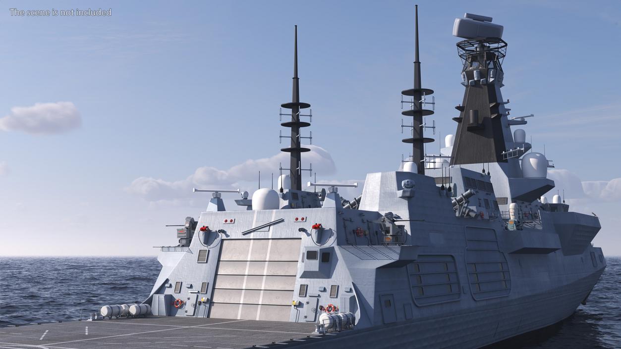 3D Global Combat Ship Type 26