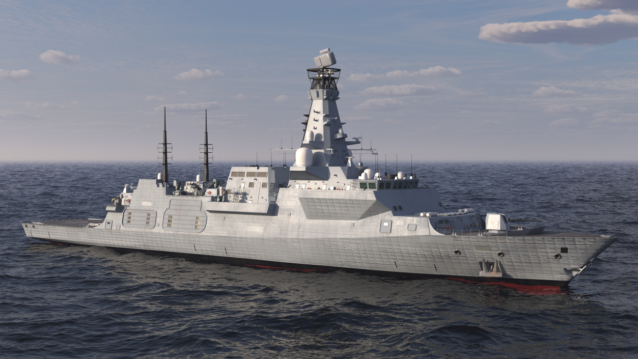 3D Global Combat Ship Type 26