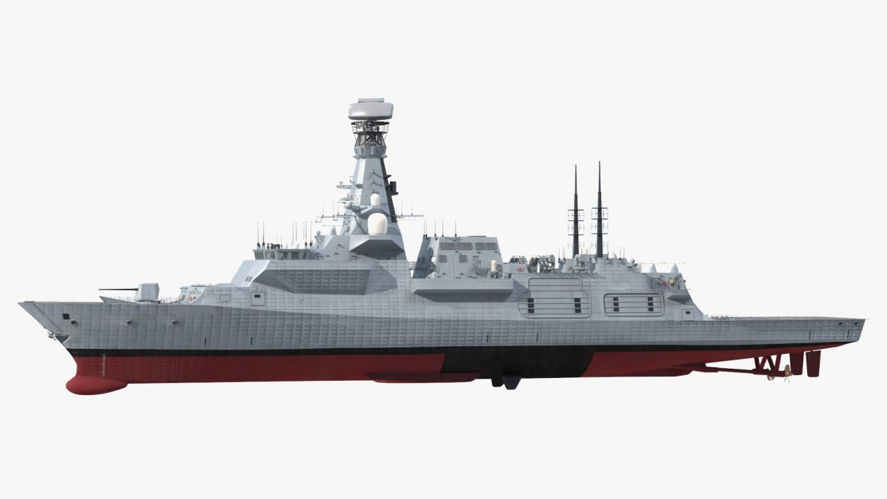 3D Global Combat Ship Type 26