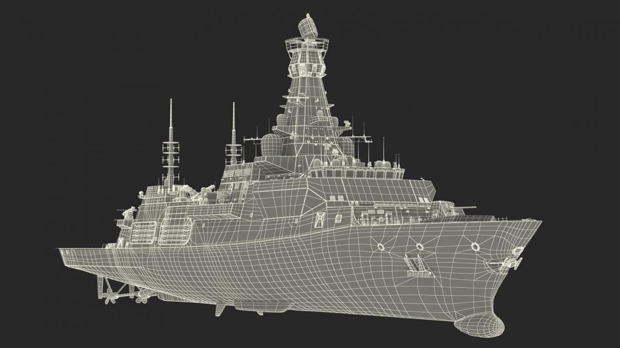 3D Global Combat Ship Type 26