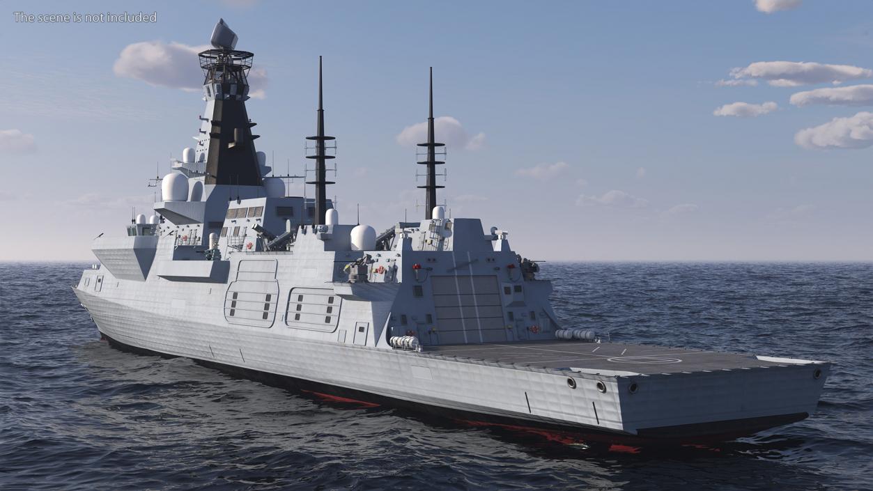 3D Global Combat Ship Type 26