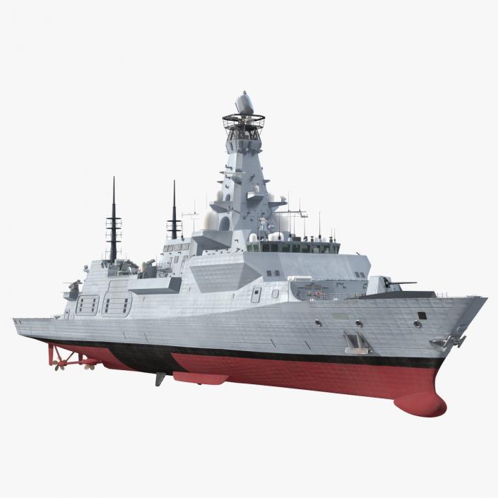 3D Global Combat Ship Type 26