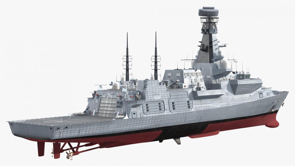 3D Global Combat Ship Type 26