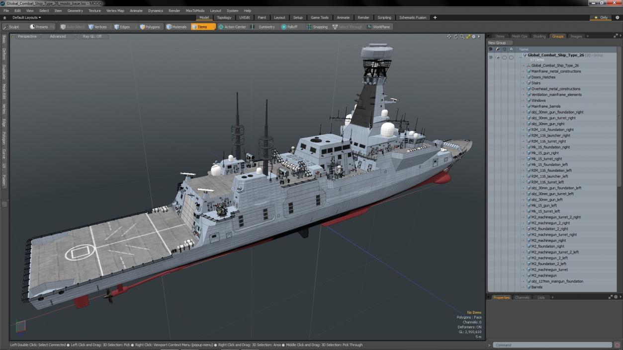 3D Global Combat Ship Type 26