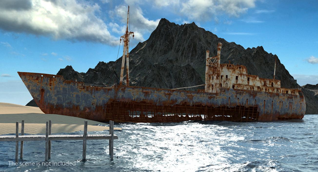 Shipwreck 3D model
