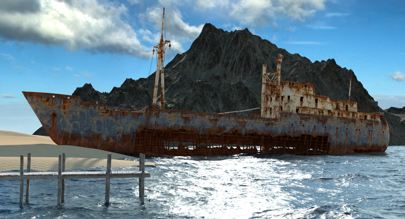 Shipwreck 3D model