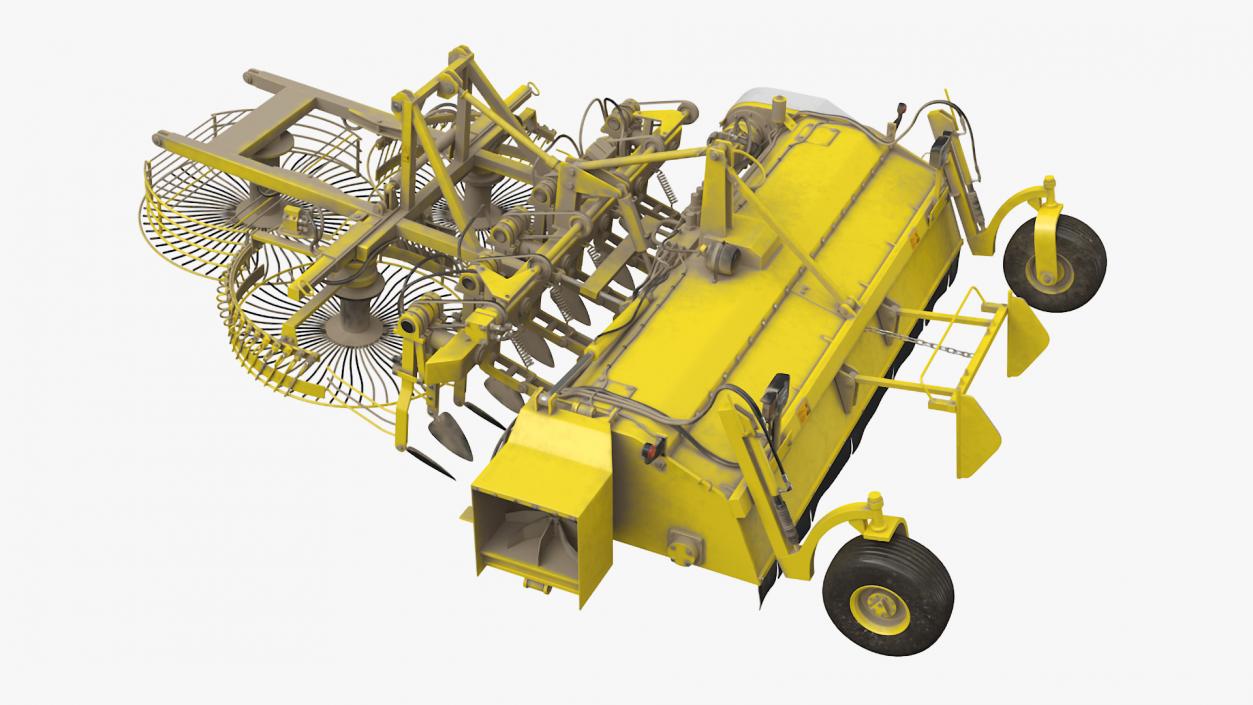 Beet Harvester Vervaet 17T Dusty Yellow 3D model