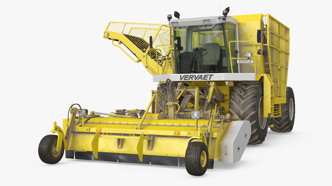 Beet Harvester Vervaet 17T Dusty Yellow 3D model