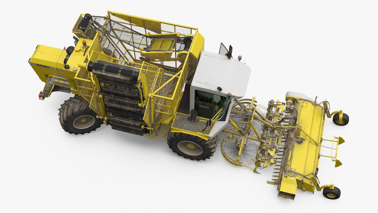 Beet Harvester Vervaet 17T Dusty Yellow 3D model