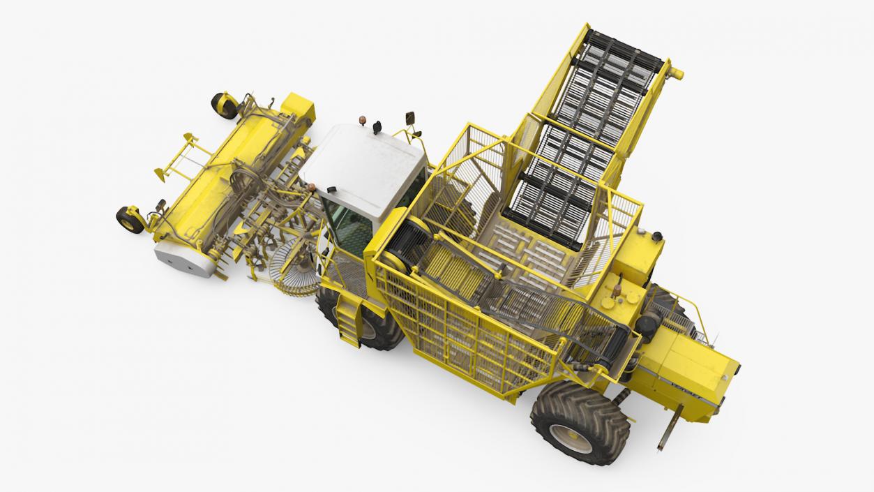 Beet Harvester Vervaet 17T Dusty Yellow 3D model