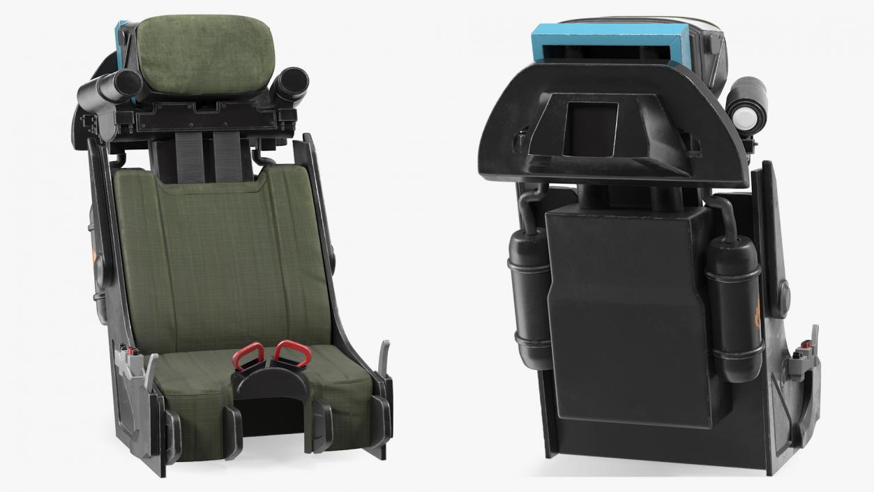 Pilot Seats Collection 3D