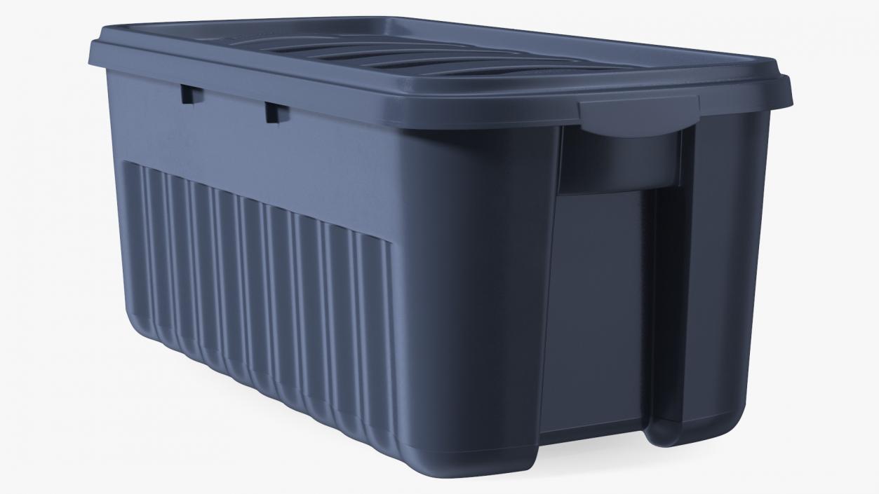 Rubbermaid Roughneck Stackable Storage Bin 50 Gallon 3D