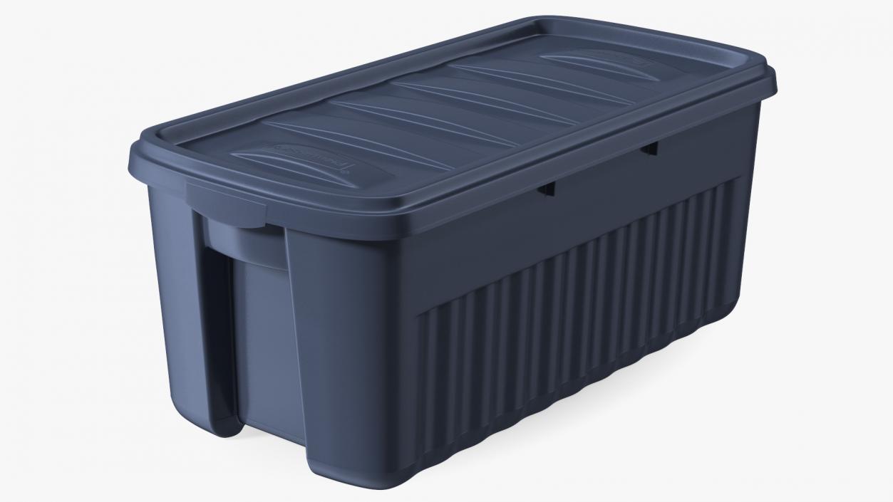 Rubbermaid Roughneck Stackable Storage Bin 50 Gallon 3D