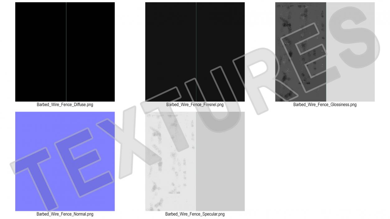 3D Barbed Wire Mesh Fence Sections