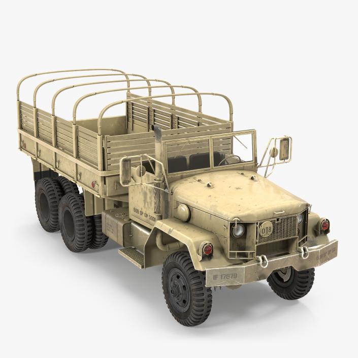 Cargo Truck M35 Desert 3D