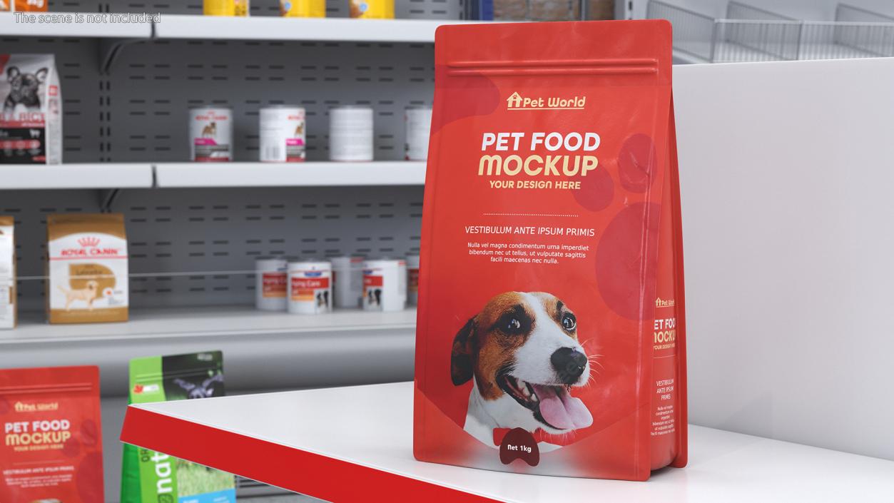 Puppy Meal Mockup 3D