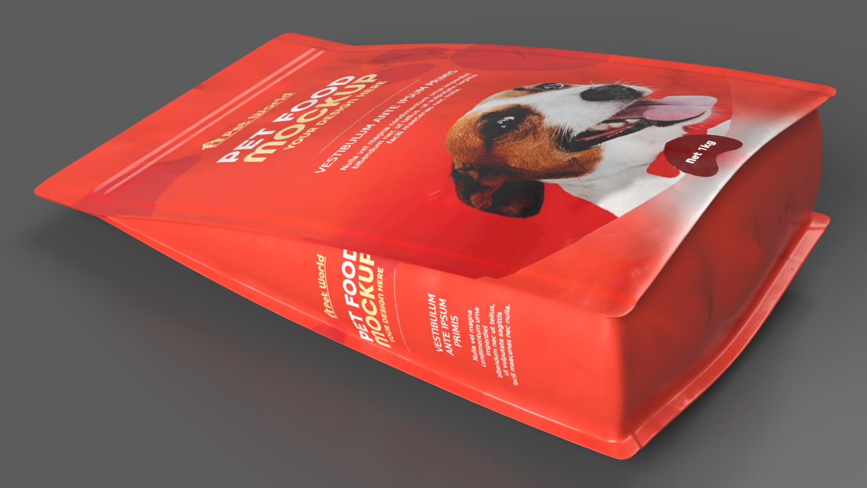 Puppy Meal Mockup 3D