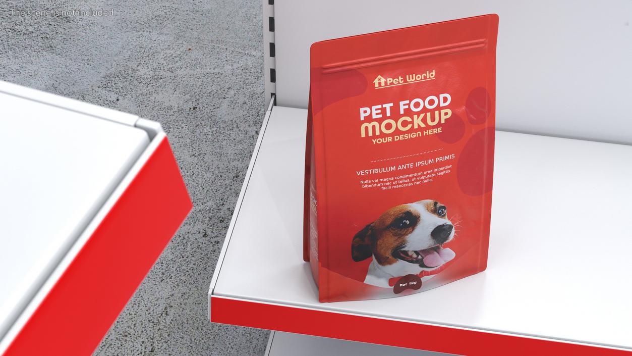 Puppy Meal Mockup 3D