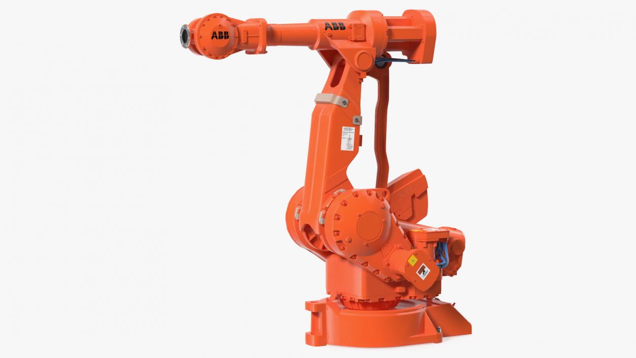 3D ABB IRB 4400 Industrial Robot Rigged