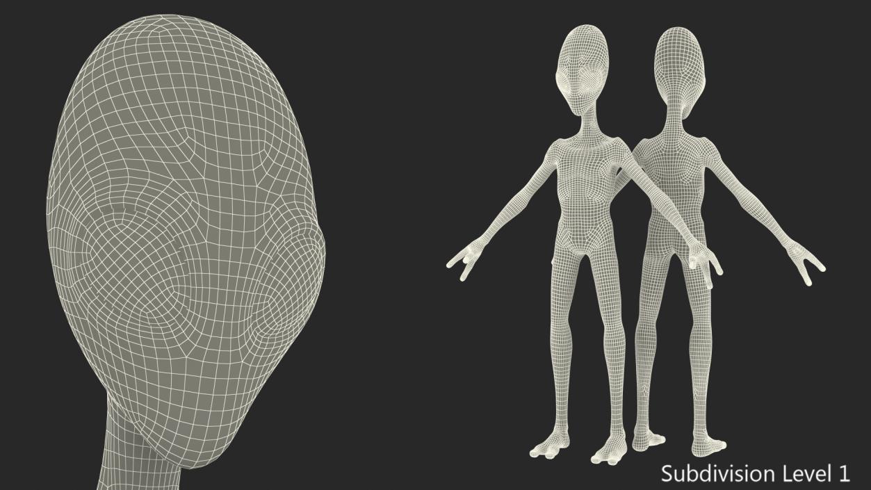 Humanoid Alien 3D model